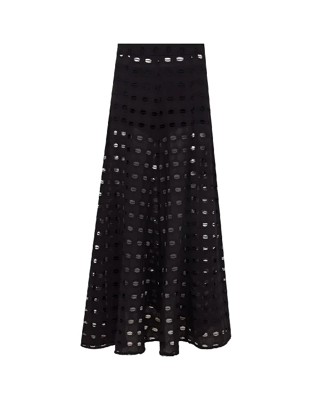 Lauren Long Skirt - Black