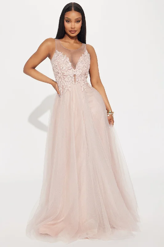 Cinderella Moment Tulle Gown - Mauve