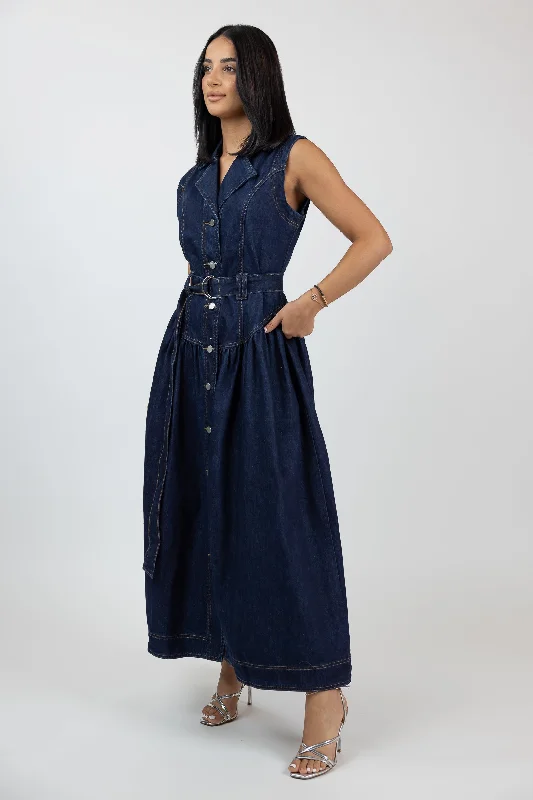 Jovienne Denim Dress