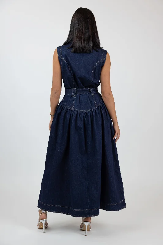 Jovienne Denim Dress