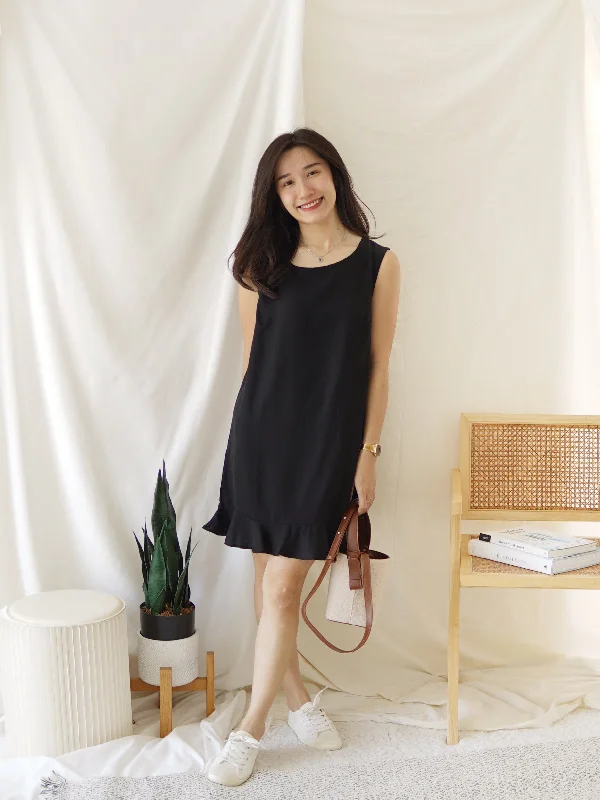 MARITA TRUFFLE ALINED DRESS (Including White Tee)